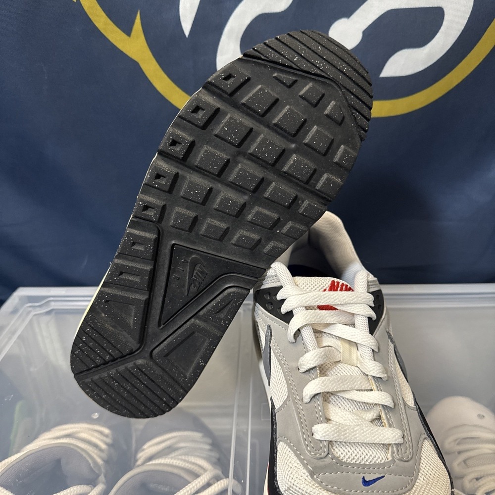 Nike Air Max Correlate Mens 8 - 9.5W White Cool Grey Black Old Royal - Picture 7 of 8